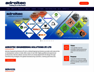 adroitecengg.com screenshot