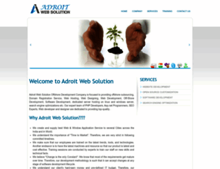 adroitwebsolution.com screenshot