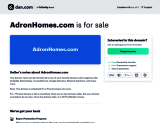 adronhomes.com screenshot