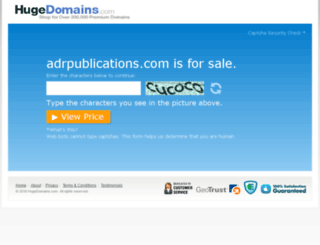 adrpublications.com screenshot