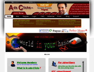 ads-clicks.com screenshot
