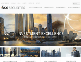 ads-securities.ae screenshot