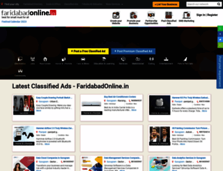 ads.faridabadonline.in screenshot