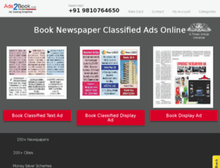 ads2book.in screenshot