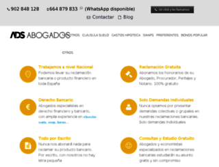 adsabogadosfinancieros.com screenshot