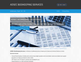 adsec-bookkeeping.co.uk screenshot