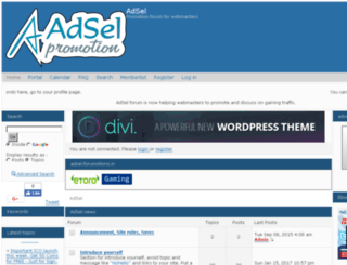 adsel.forumotion.info screenshot
