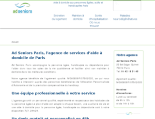 adseniors-paris.com screenshot