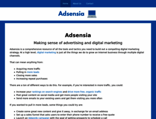 adsensia.com screenshot