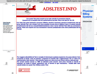 adsltest.info screenshot