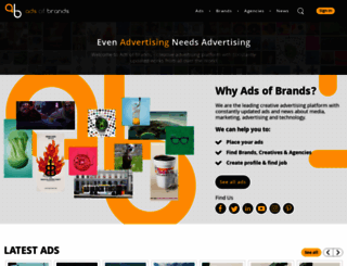 adsofbrands.net screenshot