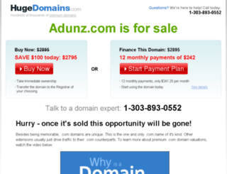adunz.com screenshot