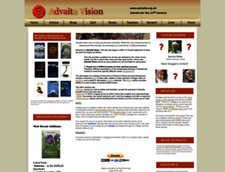 advaita.org.uk screenshot
