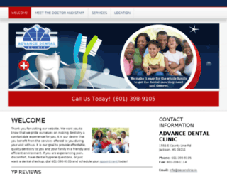 advance-dentalclinic.com screenshot