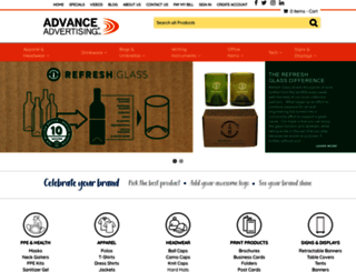 advanceadvertising.com screenshot