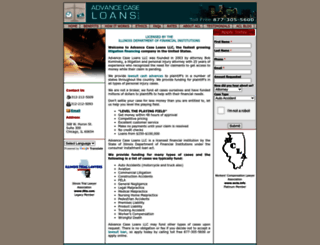 advancecaseloans.com screenshot