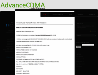 advancecdma.com screenshot