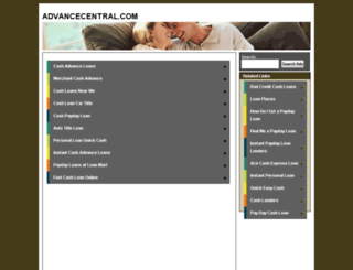 advancecentral.com screenshot