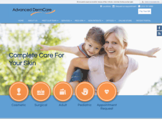 advanced-dermcare.com screenshot