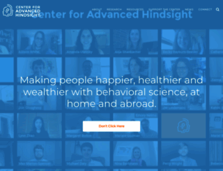 advanced-hindsight.com screenshot