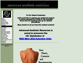 advancedaestheticresources.com screenshot