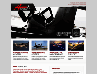advancedaircraftcenter.com screenshot