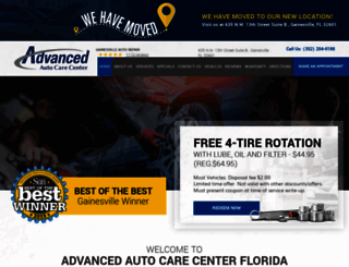 advancedautocarecenter.com screenshot