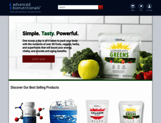 advancedbionutritionals.com screenshot