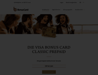 advancedcard.ch screenshot