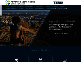 advancedchirohealth.com screenshot