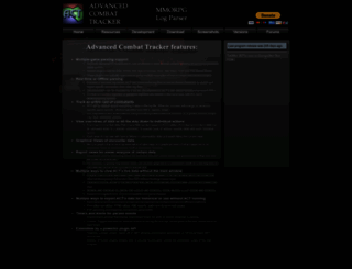 advancedcombattracker.com screenshot