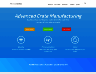 advancedcrates.com screenshot