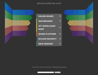 advanceddecks.com screenshot