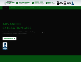 advancedextractionlabs.com screenshot