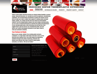 advancedextrusions.com screenshot