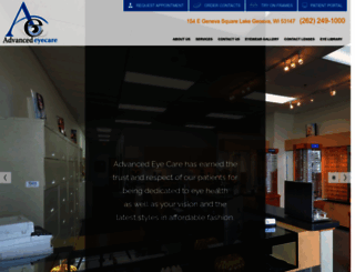 advancedeyecarelakegeneva.com screenshot