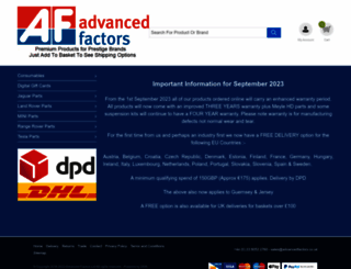 advancedfactors.co.uk screenshot