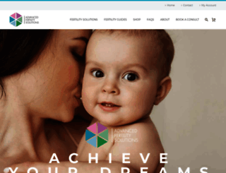 advancedfertilitysolutions.com screenshot