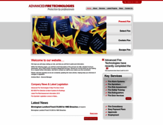 advancedfiretech.co.uk screenshot