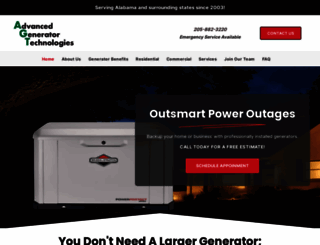 advancedgeneratortechnologies.com screenshot