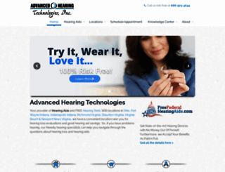 advancedhearingtechnologies.com screenshot