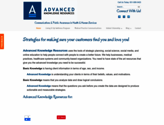 advancedknowledgeresources.com screenshot