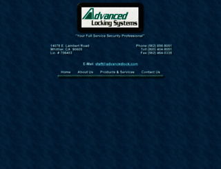 advancedlock.com screenshot