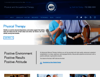 advancedmanualtherapy.com screenshot