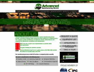 advancedmfgservice.com screenshot