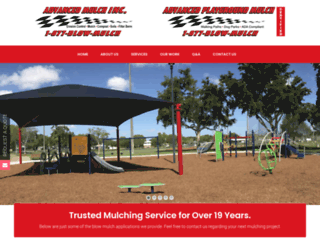 advancedmulch.com screenshot