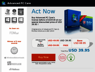 advancedpccare.safecart.store screenshot
