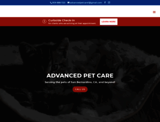 advancedpetcare.net screenshot