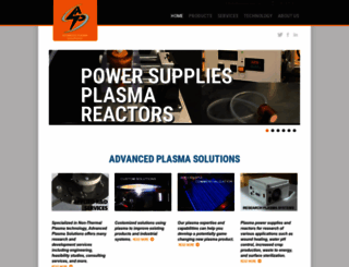 advancedplasmasolutions.com screenshot