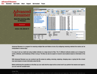 advancedrenamer.com screenshot